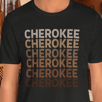 Cherokee Melanin T-Shirt - Celebrating Indigenous Identity & Tribal Pride