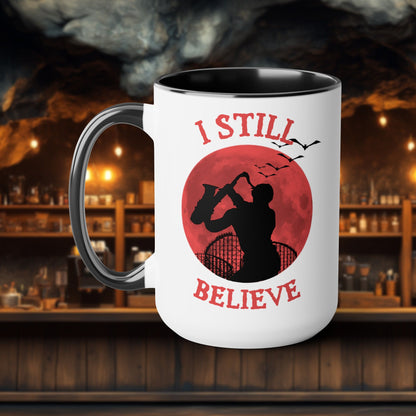 Lost Boys Coffee Mug - "I Still Believe" Sax Man Tribute | 80s Horror Nostalgia