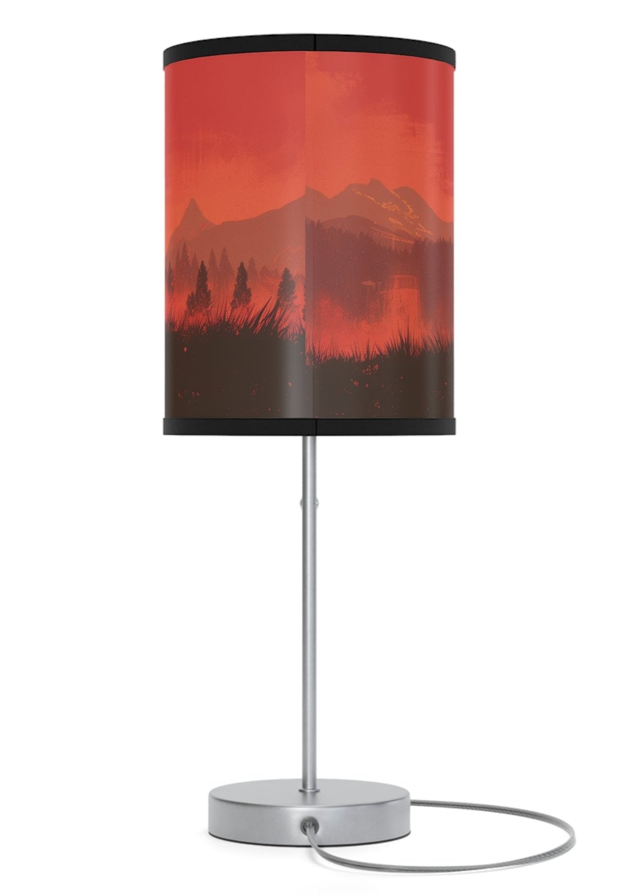 Red Dead Western Outlaw Inspired Sunset Lamp – Cowboy Adventure Lighting for Gamers & Western Enthusiasts