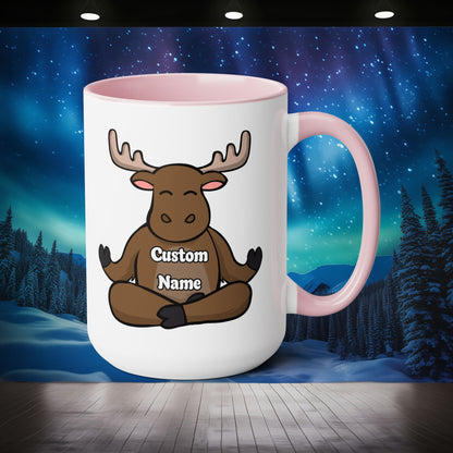 Personalized Moosehead Mug - Northern Exposure Custom Name Coffee Mug - 15oz