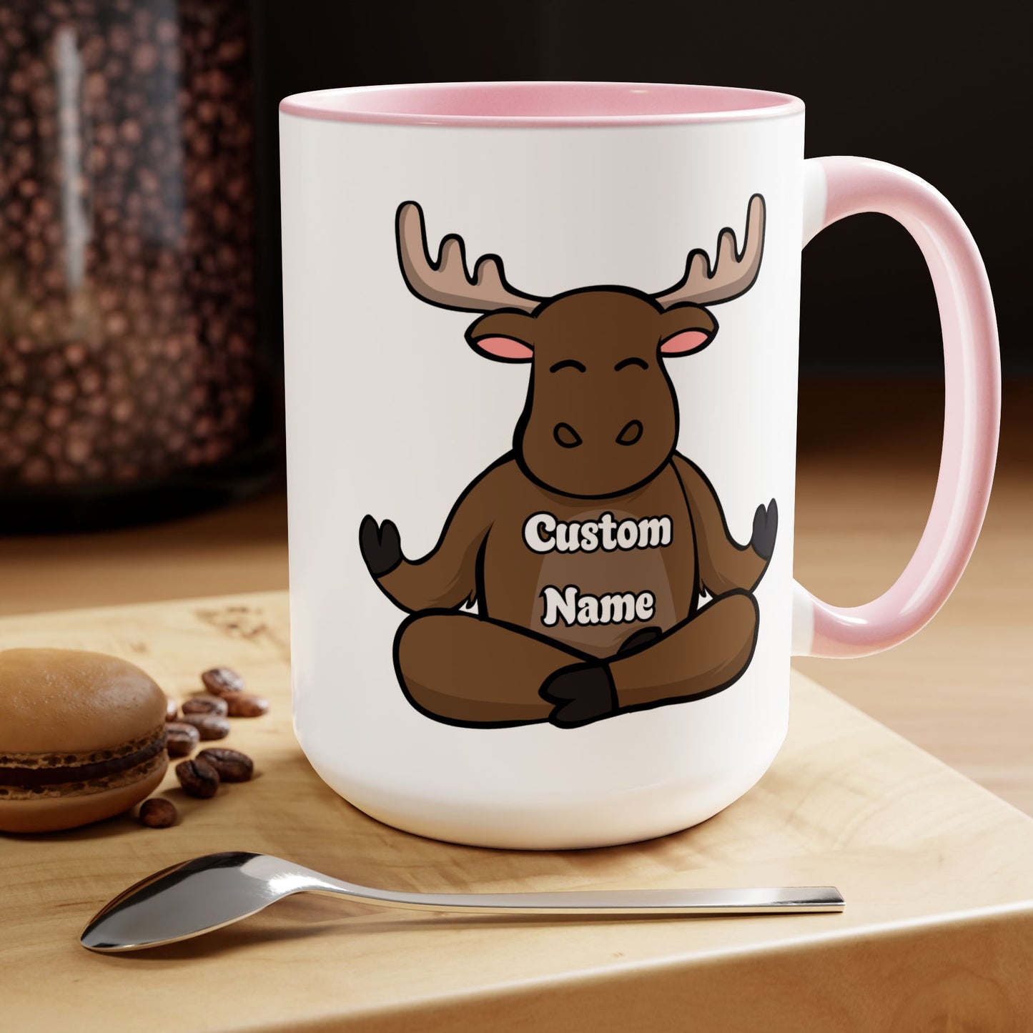 Personalized Moosehead Mug - Northern Exposure Custom Name Coffee Mug - 15oz