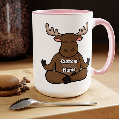 Personalized Moosehead Mug - Northern Exposure Custom Name Coffee Mug - 15oz