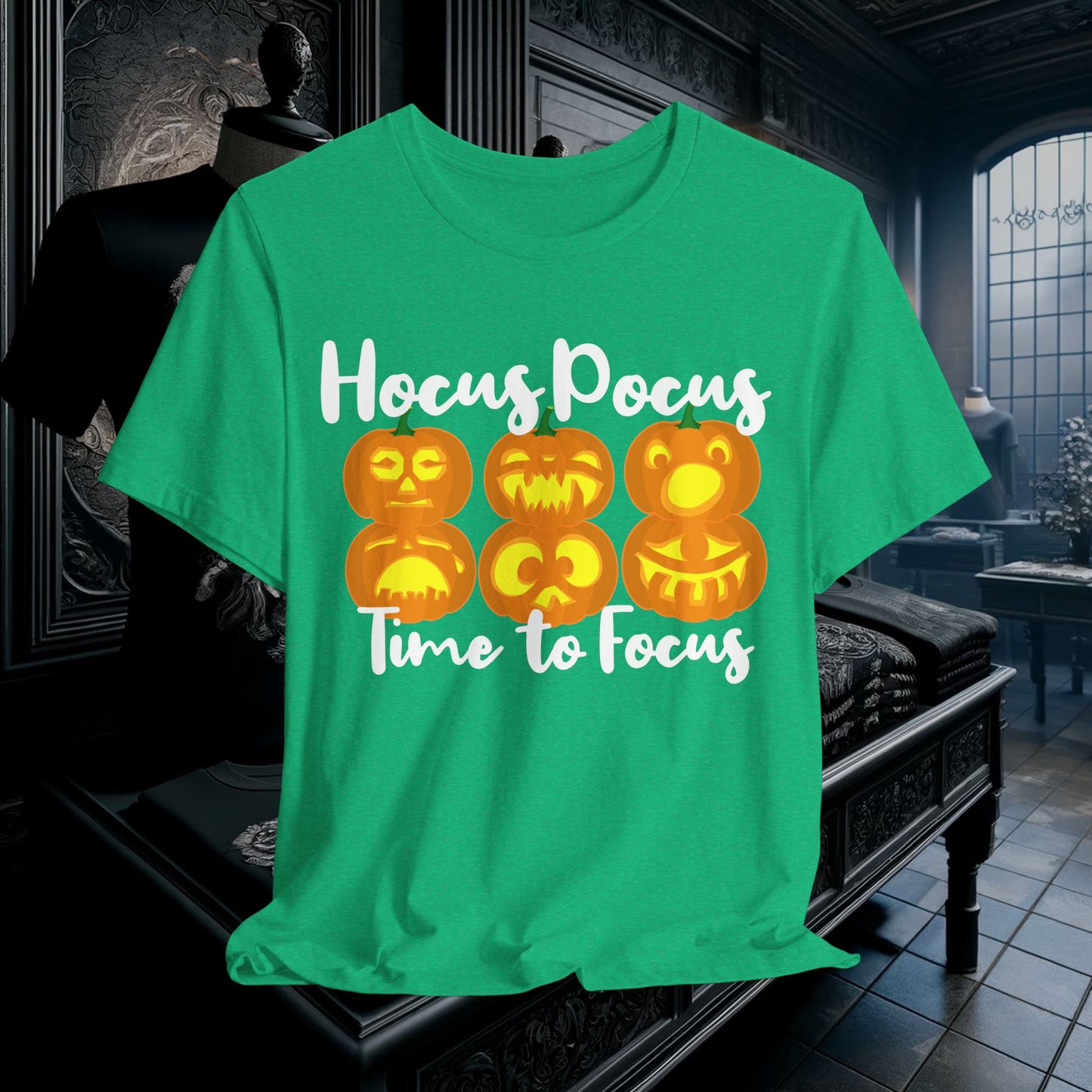 Hocus Pocus Time to Focus T-Shirt - Fun Halloween Teacher Shirt | Classroom & Spooky Season Apparel