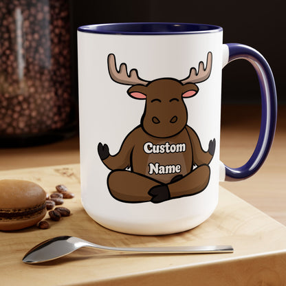 Personalized Moosehead Mug - Northern Exposure Custom Name Coffee Mug - 15oz