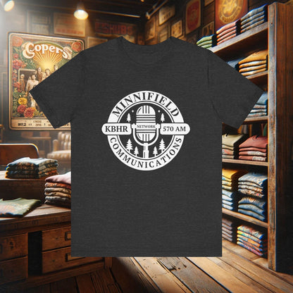 Minnifield Communications Double-Sided T-Shirt - Northern Exposure KBHR 570 AM Design