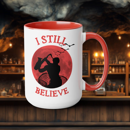 Lost Boys Coffee Mug - "I Still Believe" Sax Man Tribute | 80s Horror Nostalgia