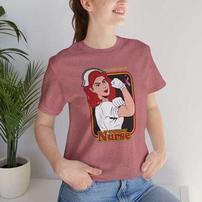 Oncology Nurse T-Shirt - "We Can Do It" | Empowering Cancer Care Apparel