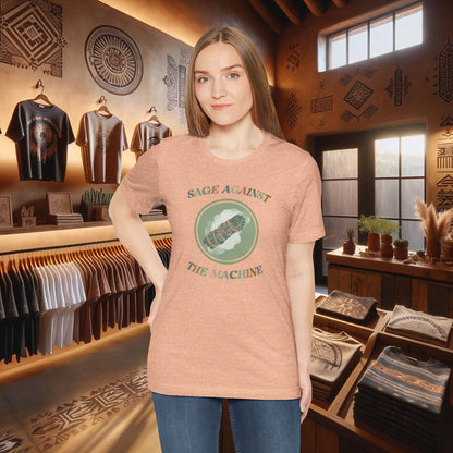 Sage Against The Machine T-Shirt - Native American Smudging Ritual & Spiritual Cleansing
