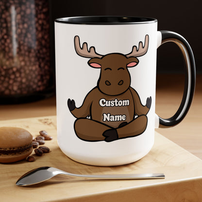 Personalized Moosehead Mug - Northern Exposure Custom Name Coffee Mug - 15oz