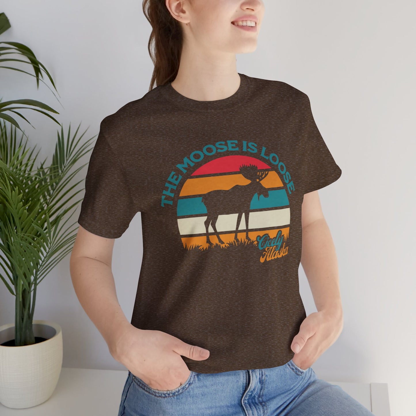 "The Moose is Loose" Cicely, Alaska -  Northern Exposure inspired T-shirt