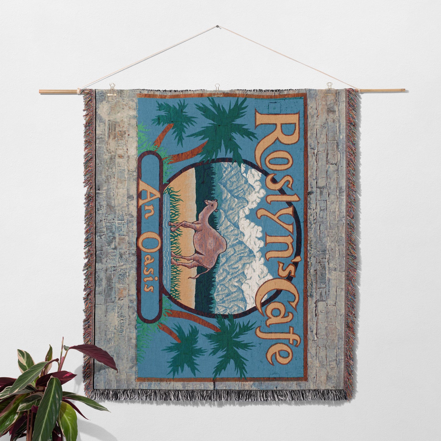 Northern Exposure Roslyn's Cafe Wall Tapestry Blanket