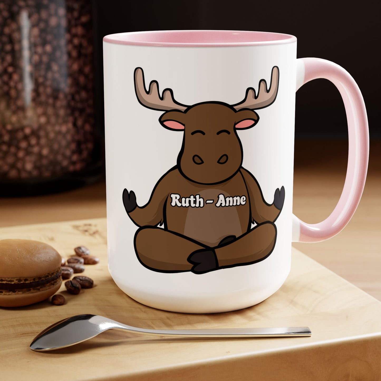 Personalized Moosehead Mug - Northern Exposure Custom Name Coffee Mug - 15oz