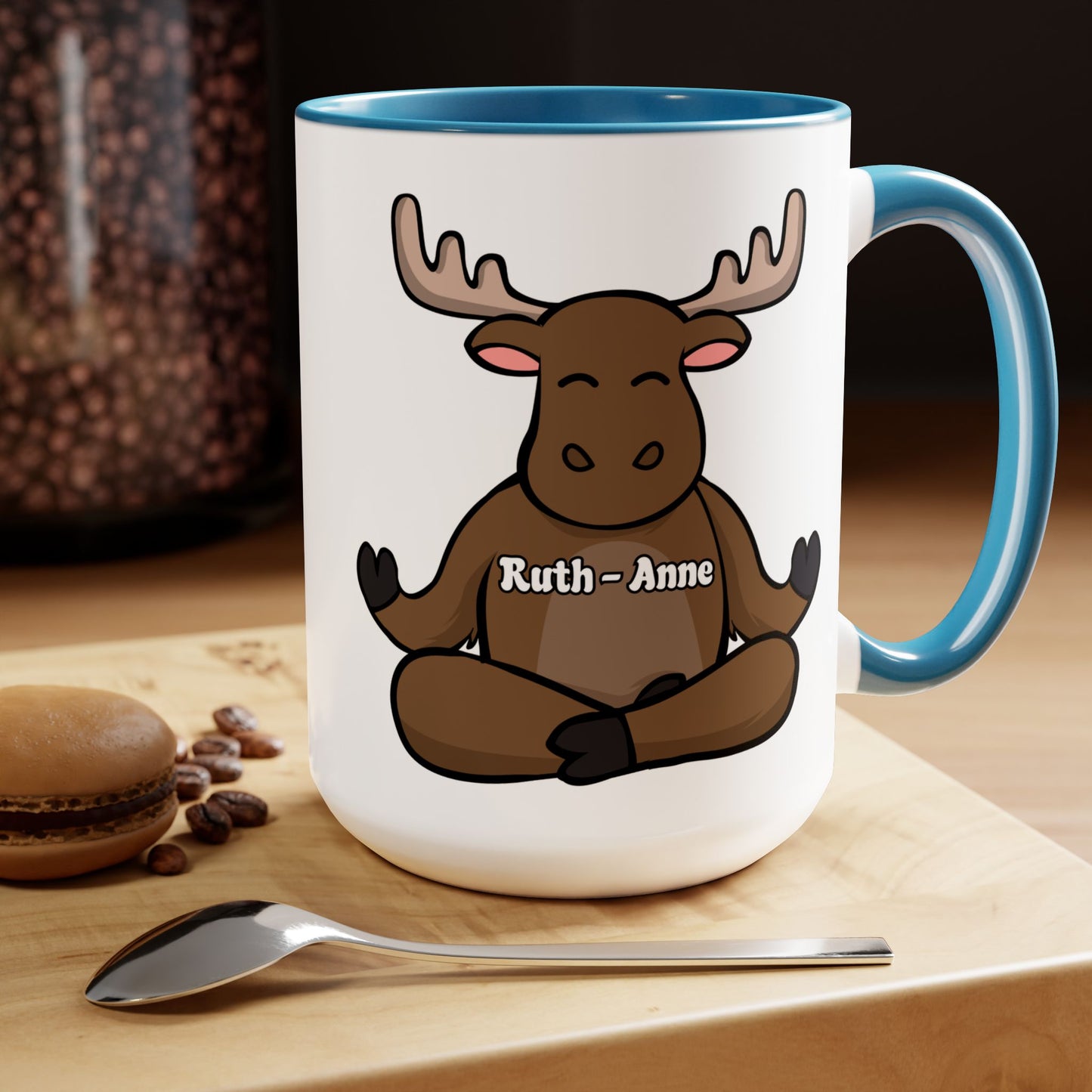 Personalized Moosehead Mug - Northern Exposure Custom Name Coffee Mug - 15oz