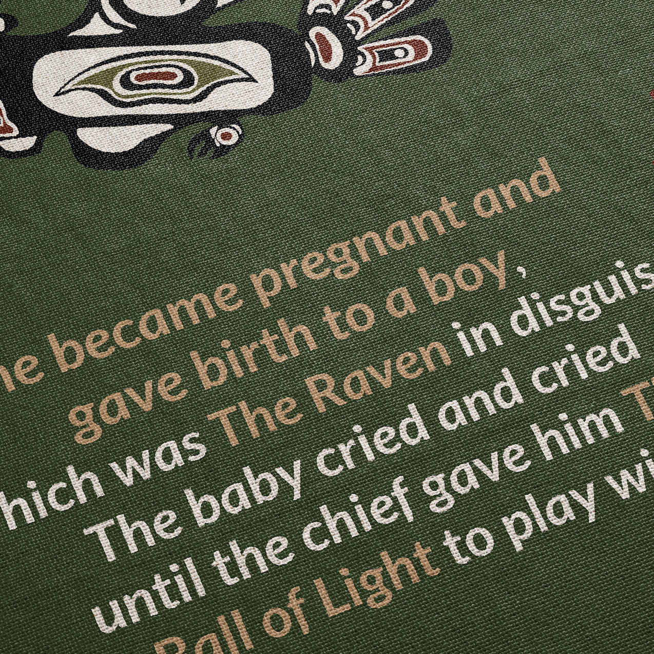 Northern Exposure Inspired Tlingit Raven Story Woven Blanket & Tapestry – Unique Indigenous Art for Home Décor