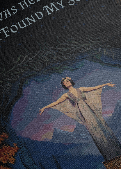 Northern Exposure-Inspired "Cicely" Woven Blanket & Wall Tapestry – Rustic Art for Cozy Homes