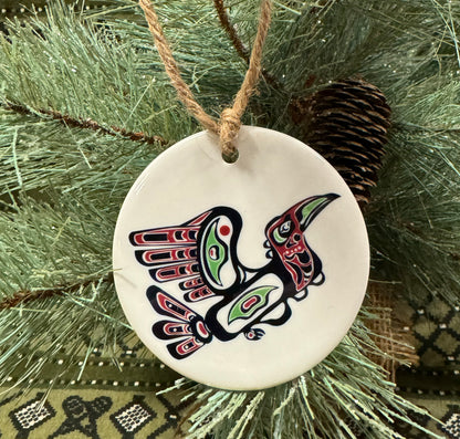 Season of the Raven: Northern Exposure Inspired Tlingit Ceramic Ornament Set (3-Piece) (Copy)