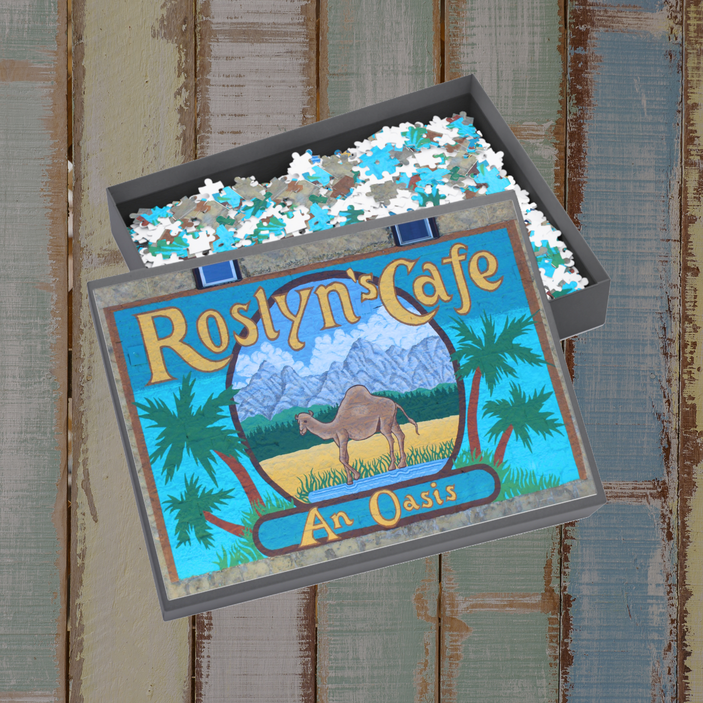 Roslyn's Cafe Northern Exposure Jigsaw Puzzle - 500 or 1000 Pieces