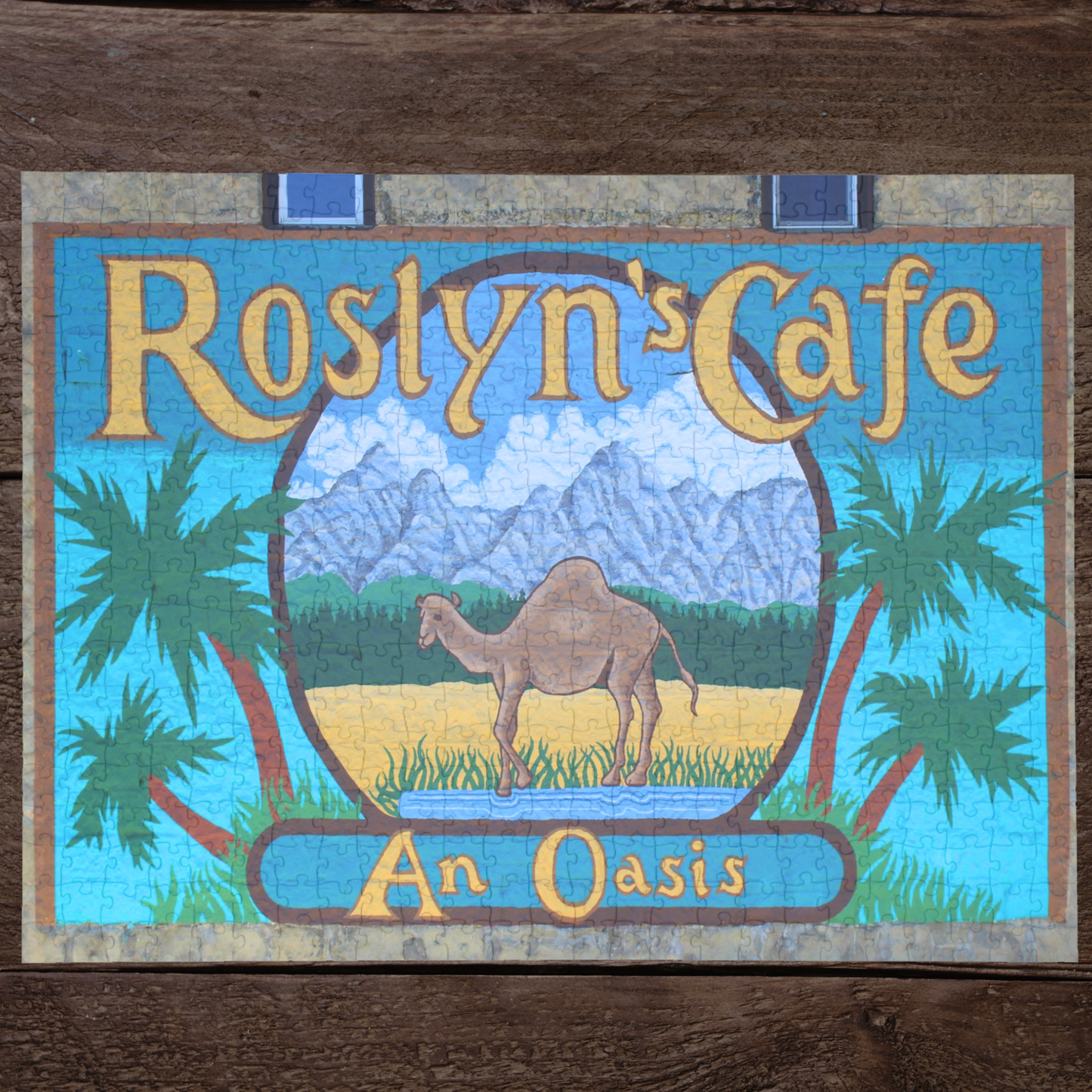 Roslyn's Cafe Northern Exposure Jigsaw Puzzle - 500 or 1000 Pieces