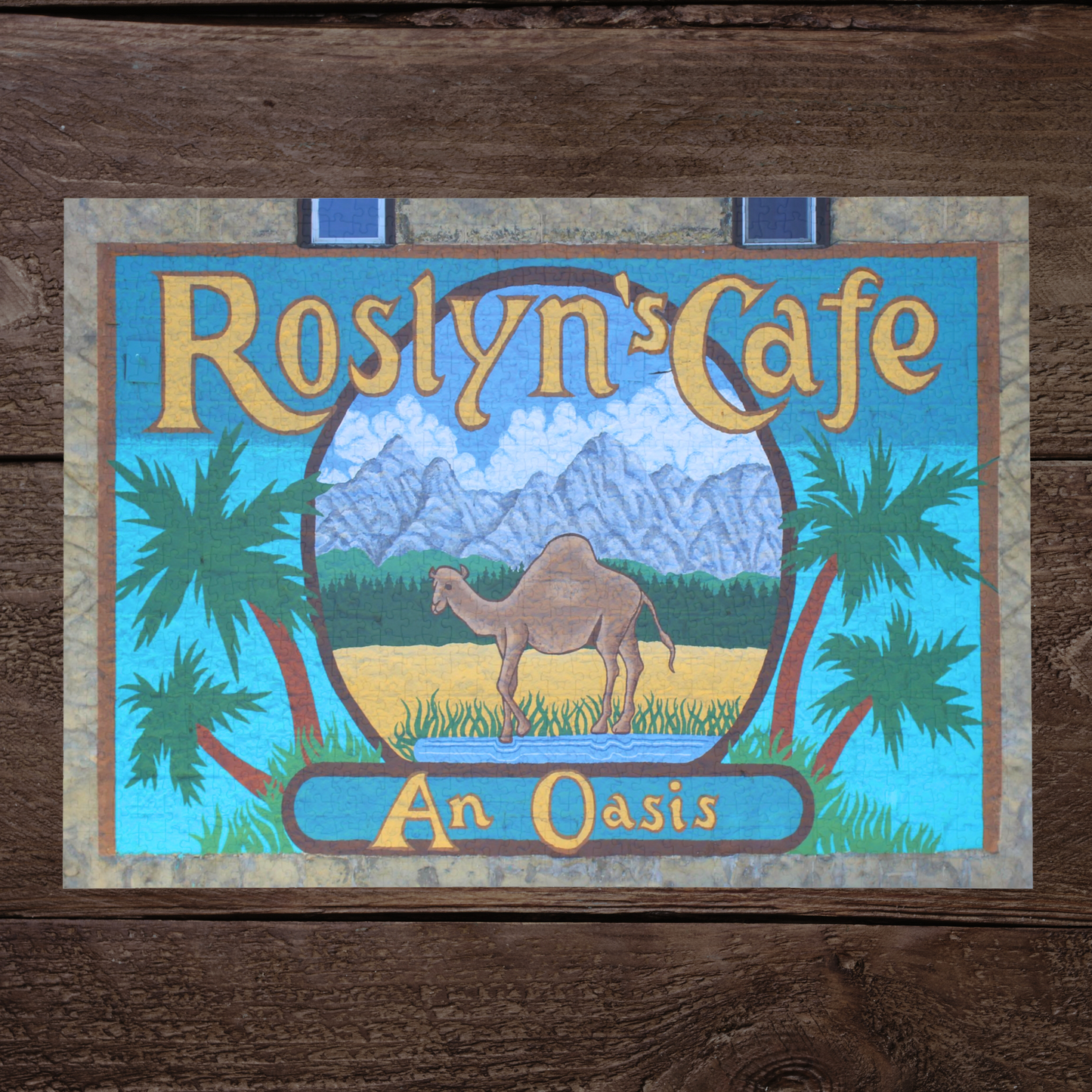 Roslyn's Cafe Northern Exposure Jigsaw Puzzle - 500 or 1000 Pieces