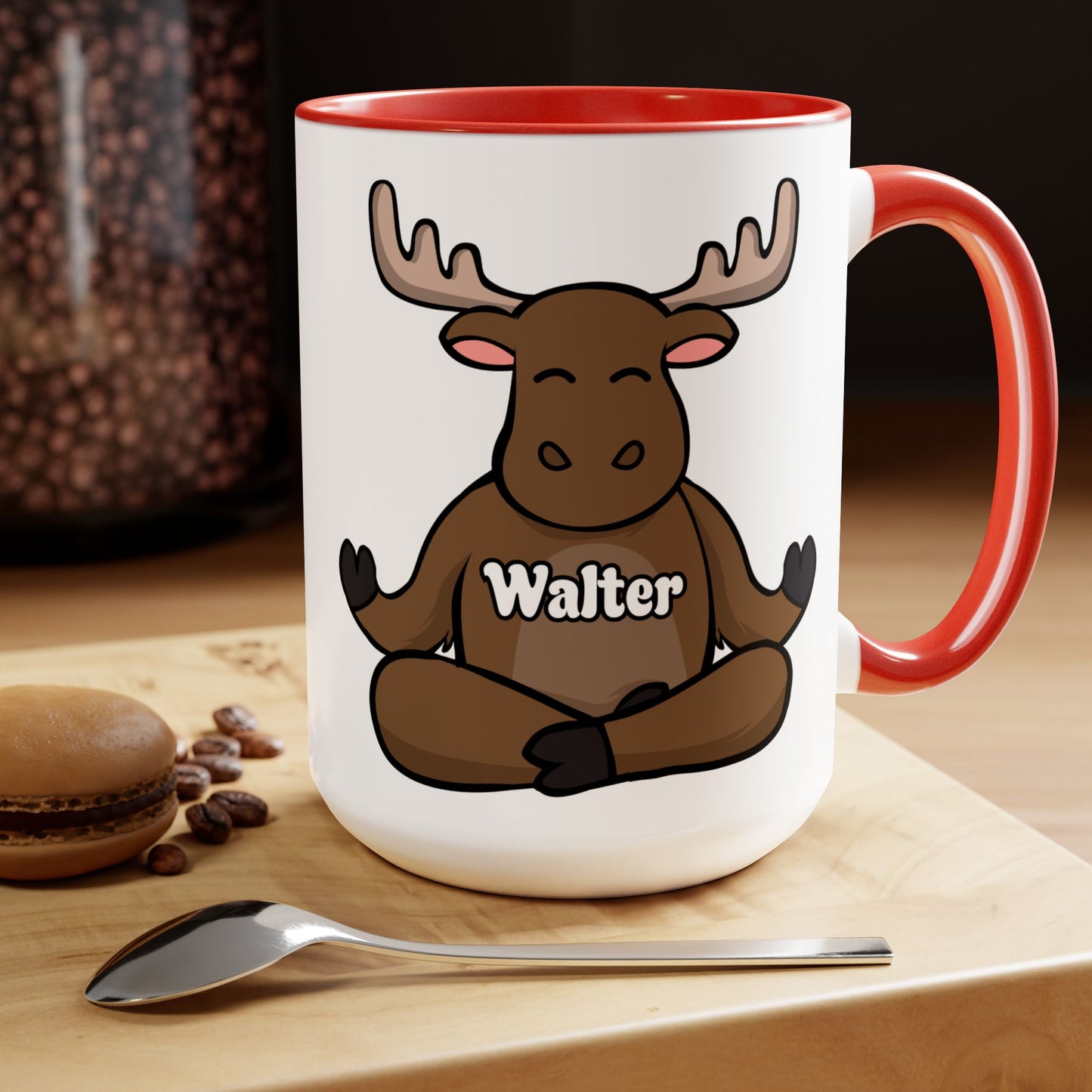 Personalized Moosehead Mug - Northern Exposure Custom Name Coffee Mug - 15oz