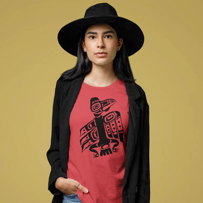 Tlingit Raven T-Shirt - Northern Exposure Inspired Indigenous Design