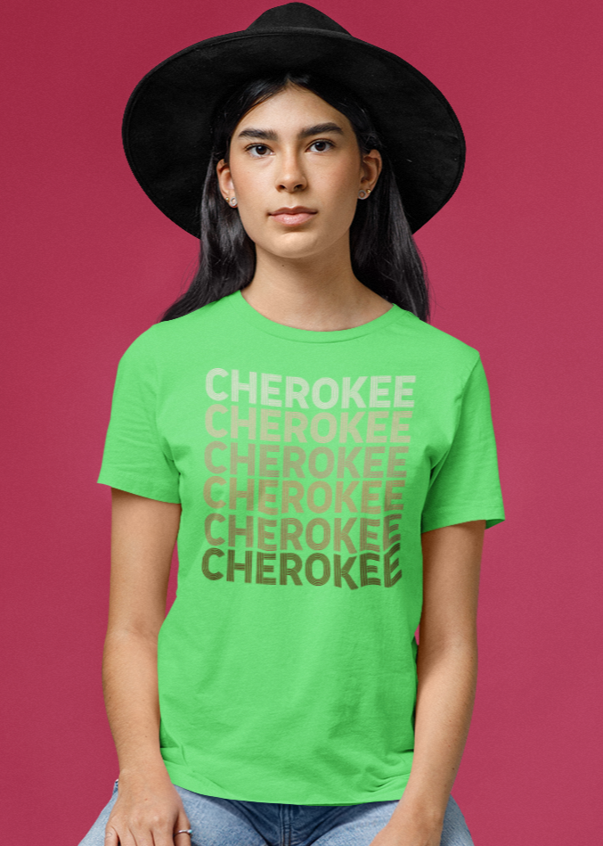 Cherokee Melanin T-Shirt - Celebrating Indigenous Identity & Tribal Pride