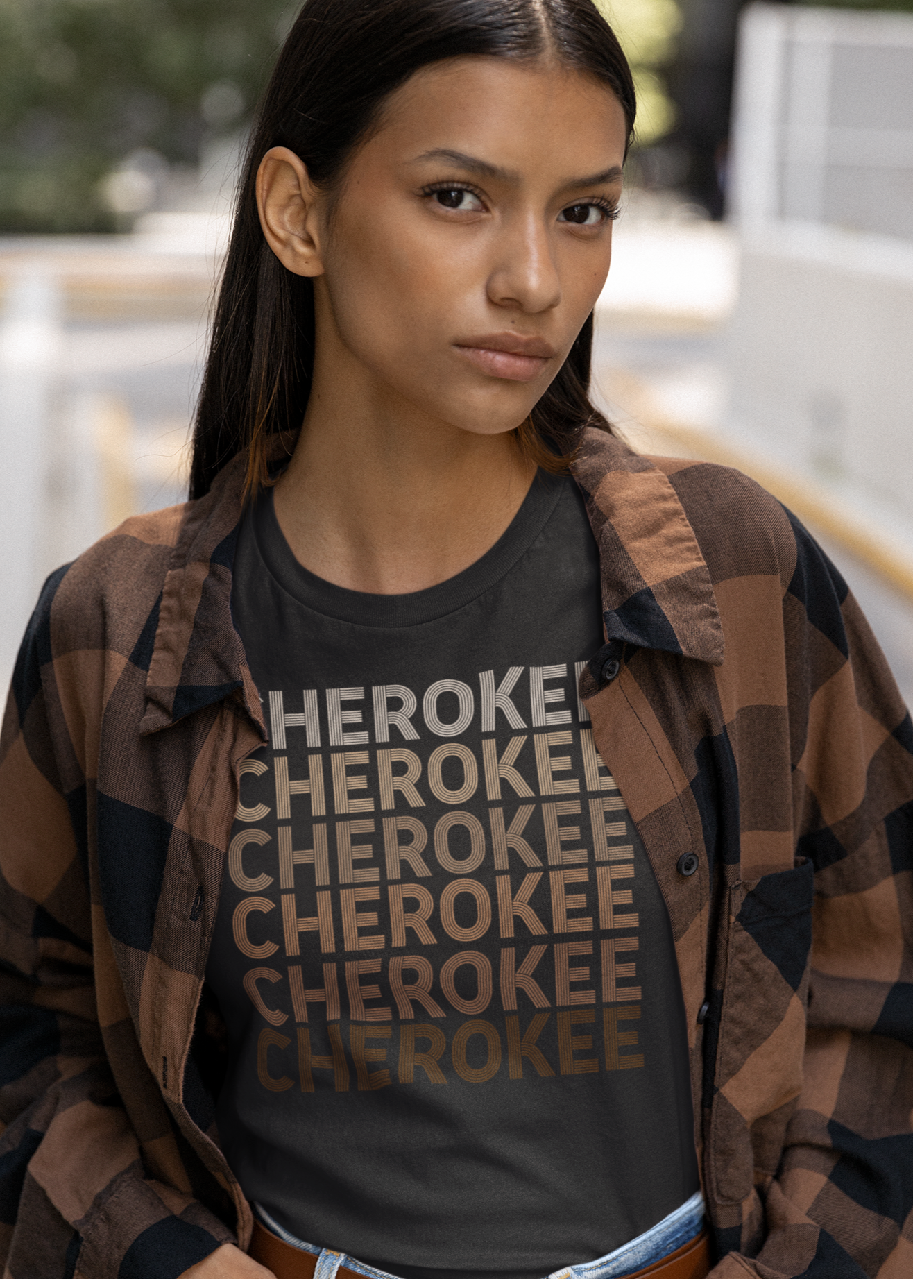 Cherokee Melanin T-Shirt - Celebrating Indigenous Identity & Tribal Pride