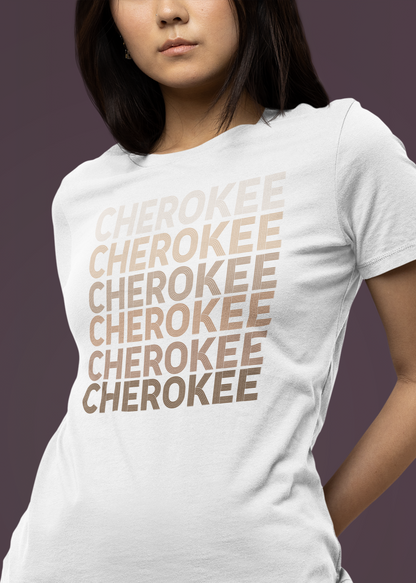 Cherokee Melanin T-Shirt - Celebrating Indigenous Identity & Tribal Pride