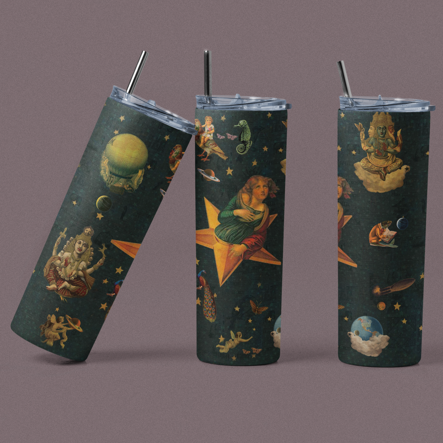 Celestial Victorian 20oz Tumbler - Inspired by The Smashing Pumpkins' Mellon Collie and the Infinite Sadness