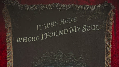 Northern Exposure-Inspired "Cicely" Woven Blanket & Wall Tapestry – Rustic Art for Cozy Homes